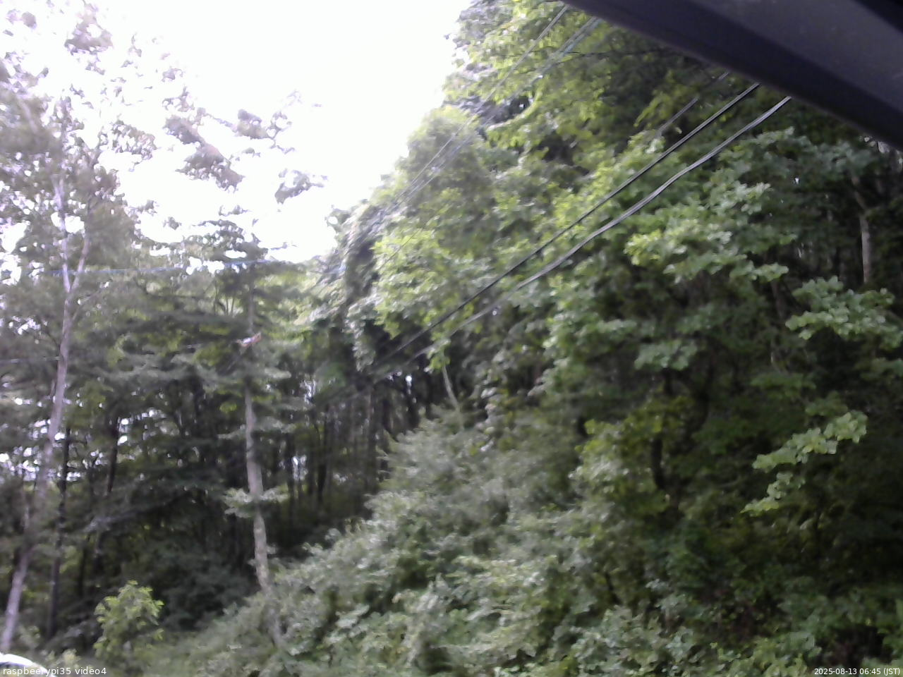 長野県菅平高原 ゆたか山荘 東側上空 2025/08/13 06:45