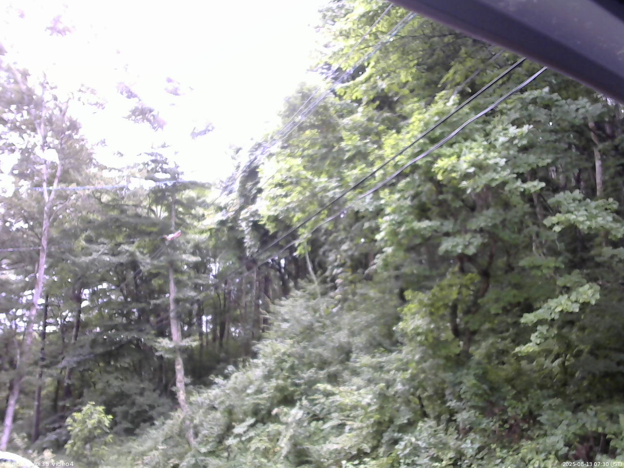 長野県菅平高原 ゆたか山荘 東側上空 2025/08/13 07:30