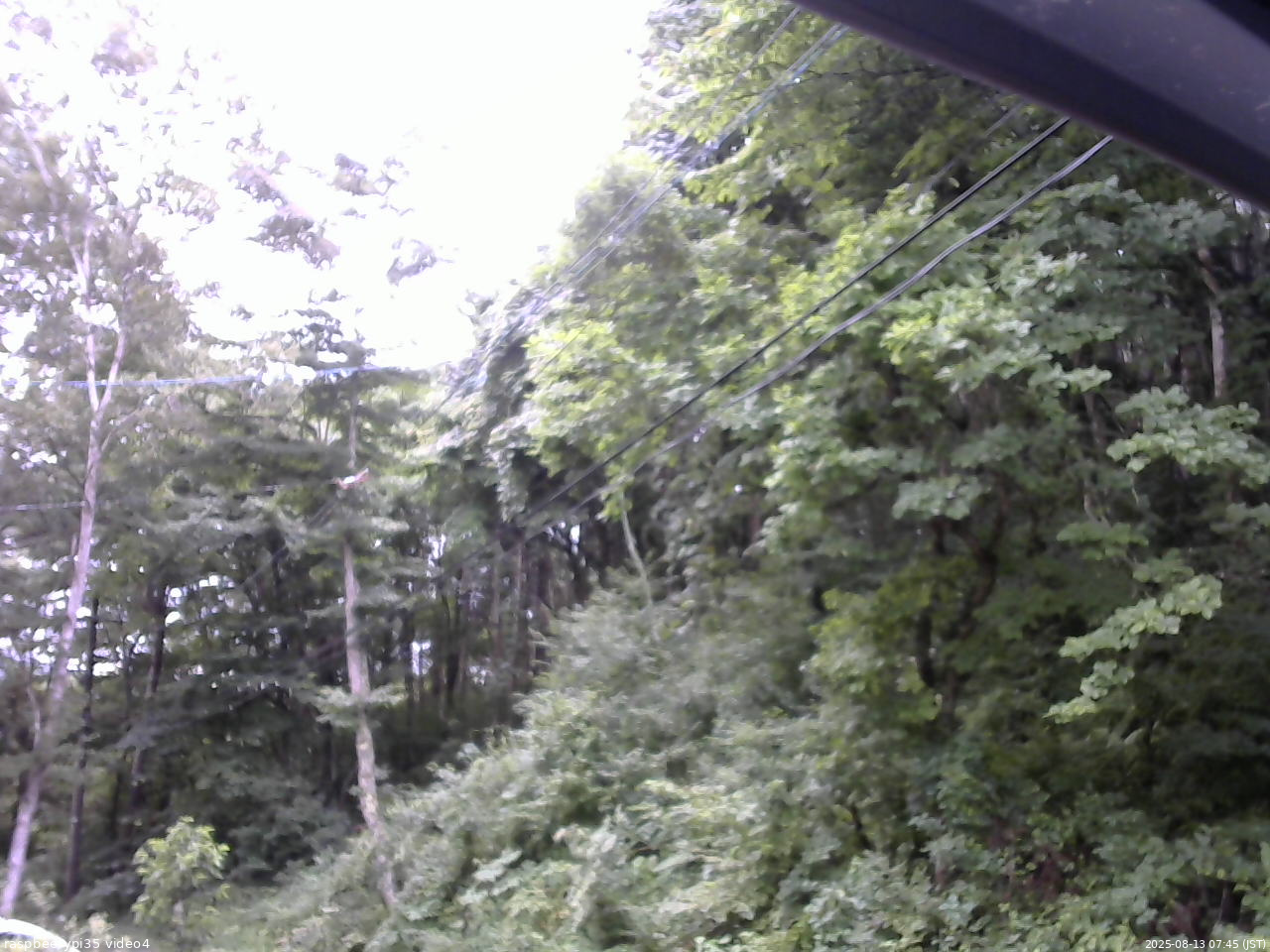 長野県菅平高原 ゆたか山荘 東側上空 2025/08/13 07:45