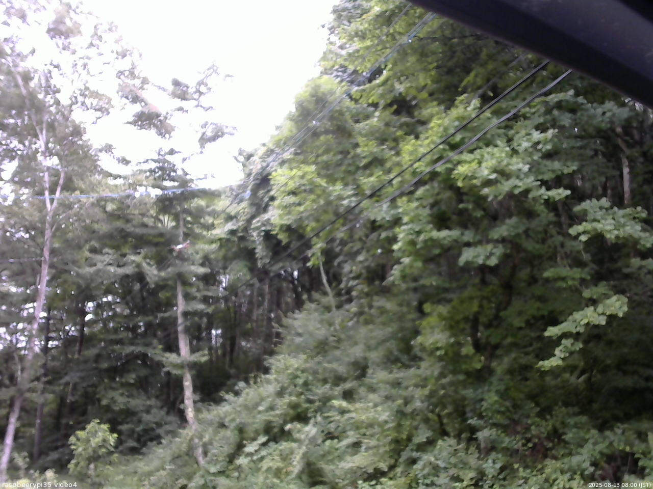 長野県菅平高原 ゆたか山荘 東側上空 2025/08/13 08:00