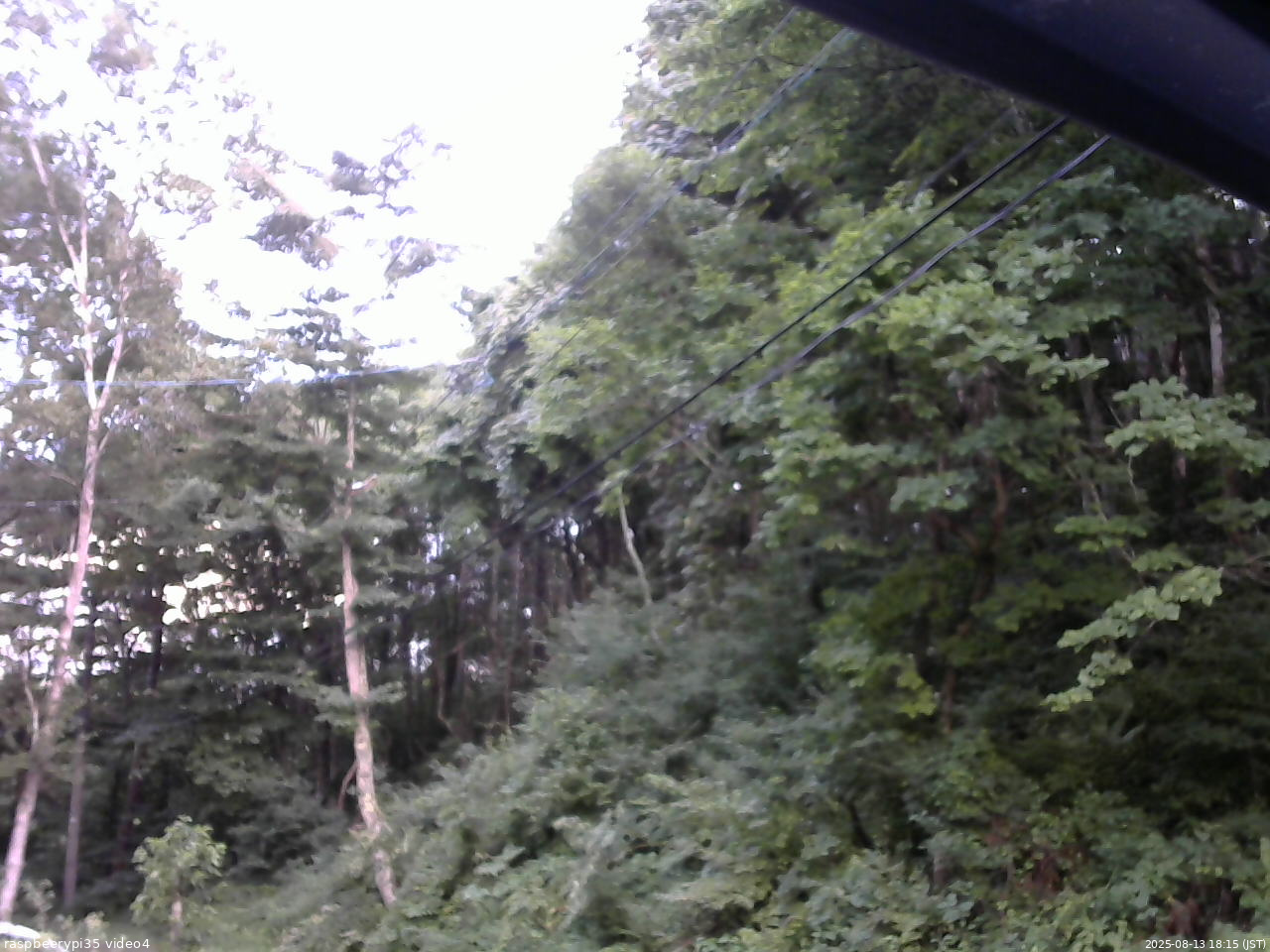 長野県菅平高原 ゆたか山荘 東側上空 2025/08/13 18:15