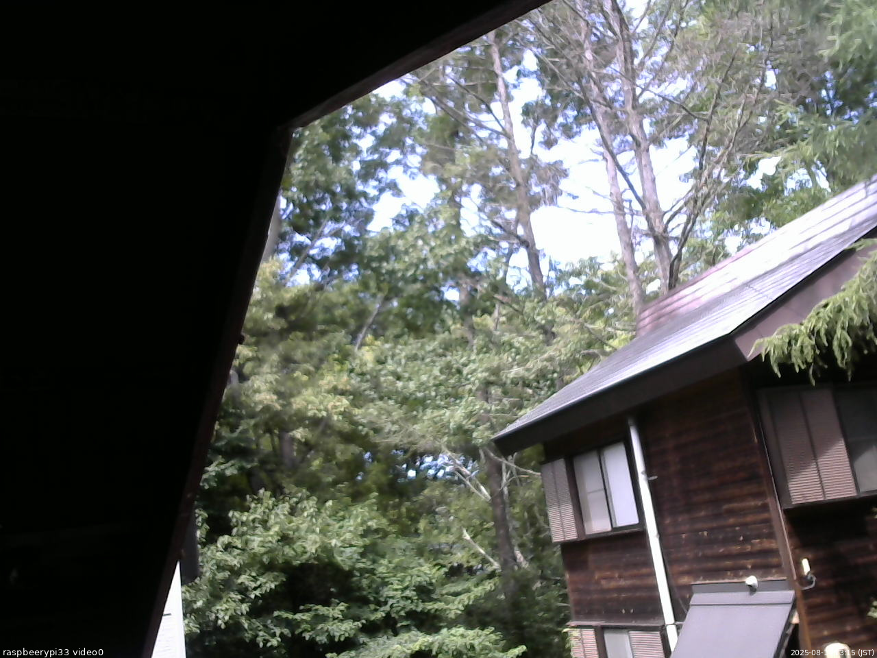 長野県菅平高原 ゆたか山荘 北側 2025/08/14 13:15