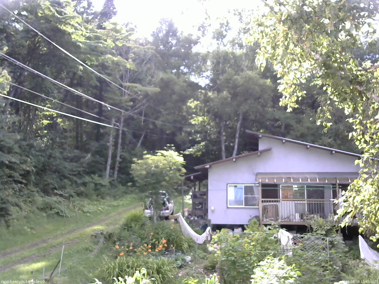 長野県菅平高原 ゆたか山荘 西側(坂上) 2025/08/14 15:45