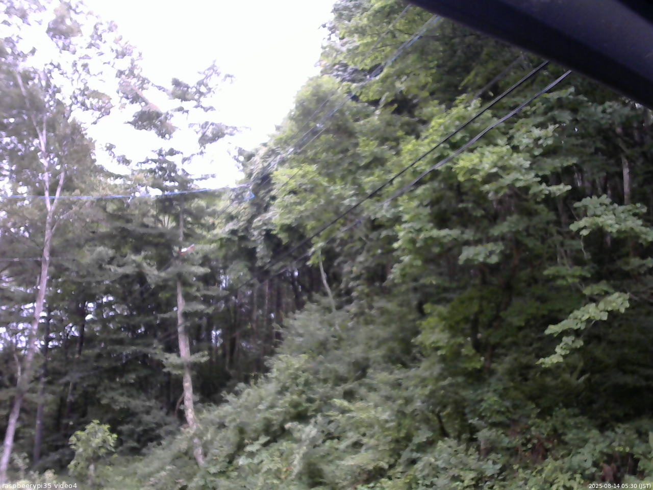 長野県菅平高原 ゆたか山荘 東側上空 2025/08/14 05:30