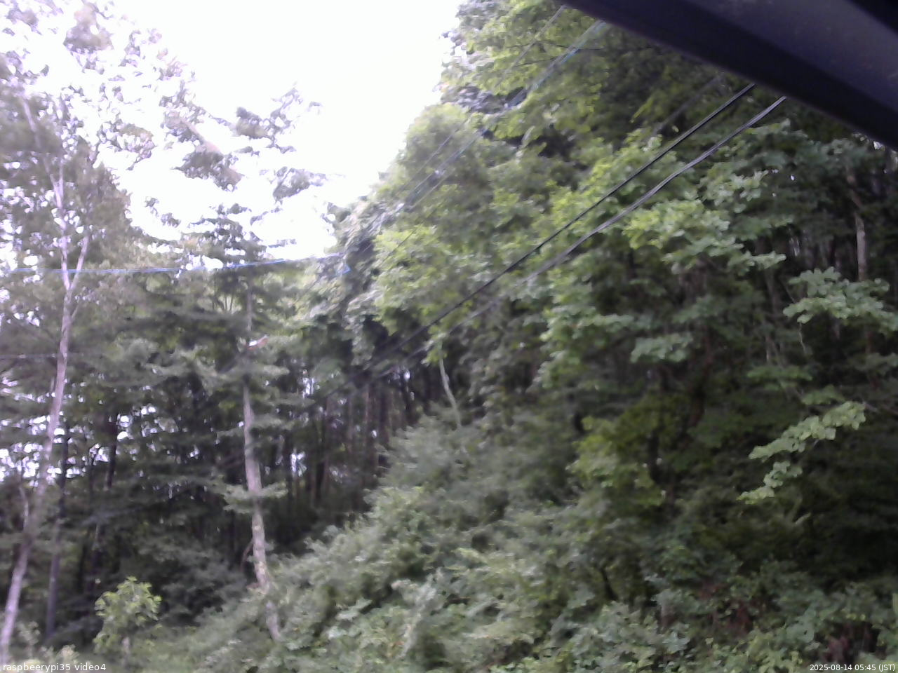 長野県菅平高原 ゆたか山荘 東側上空 2025/08/14 05:45