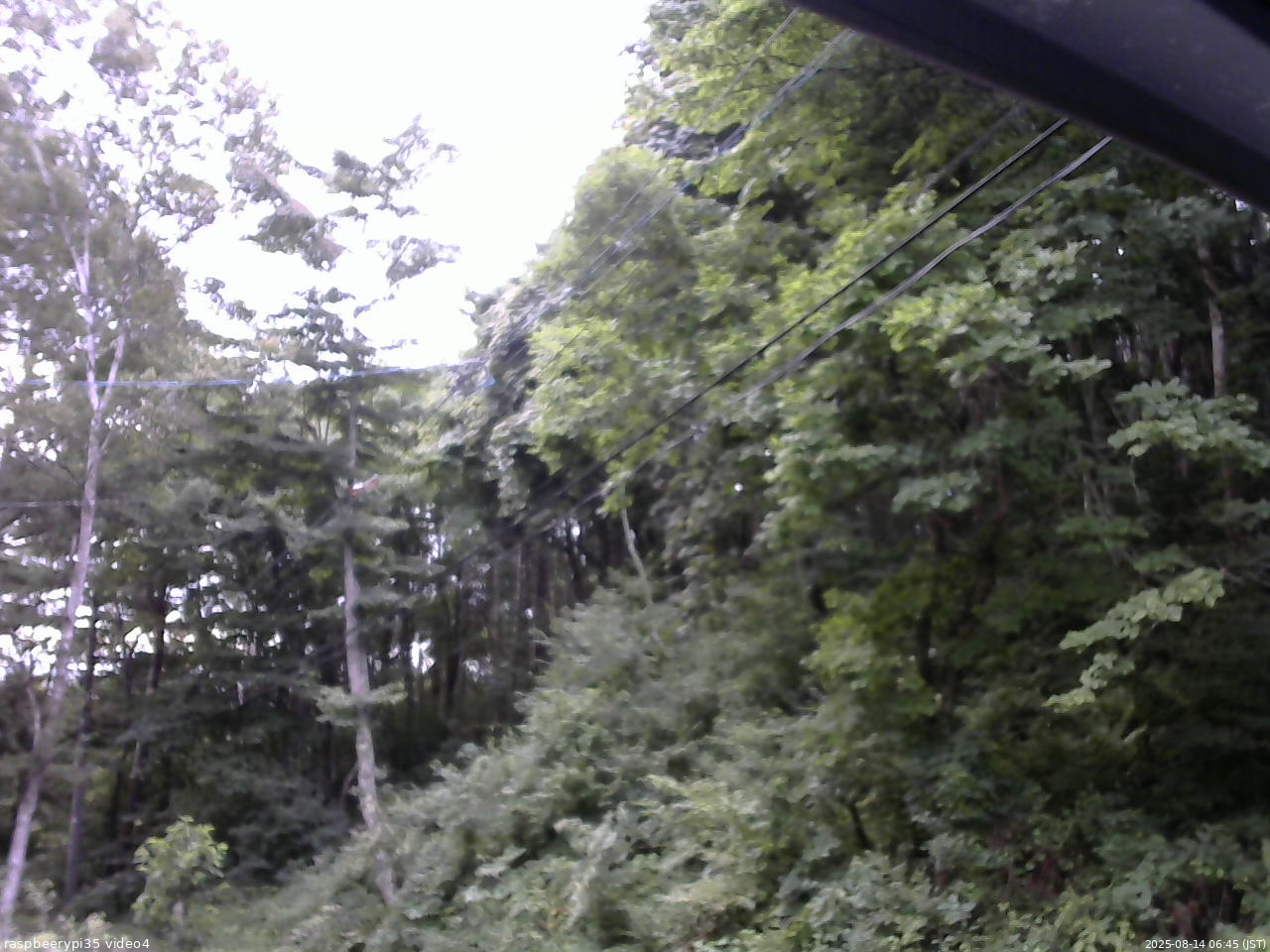 長野県菅平高原 ゆたか山荘 東側上空 2025/08/14 06:45