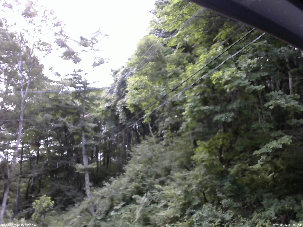 長野県菅平高原 ゆたか山荘 東側上空 2025/08/14 07:00