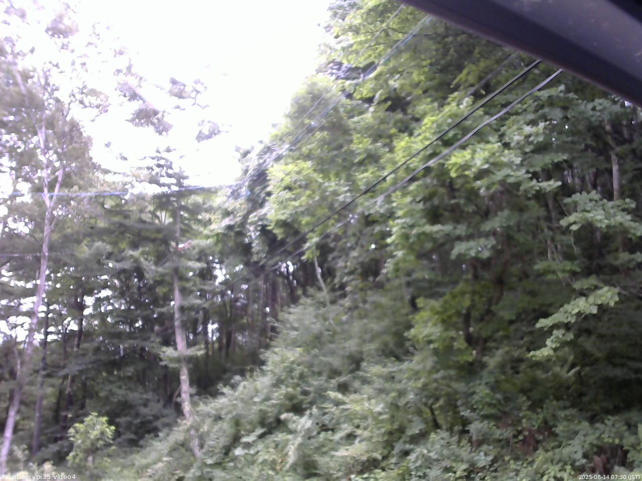 長野県菅平高原 ゆたか山荘 東側上空 2025/08/14 07:30