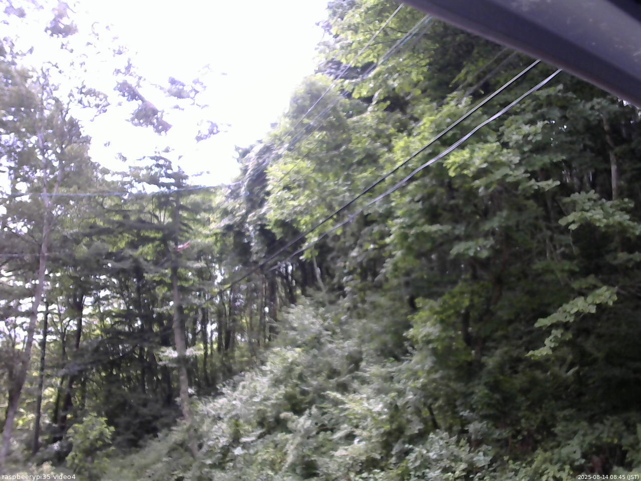長野県菅平高原 ゆたか山荘 東側上空 2025/08/14 08:45