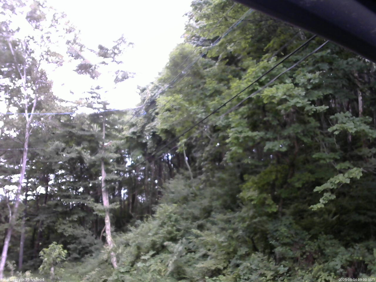 長野県菅平高原 ゆたか山荘 東側上空 2025/08/14 09:00