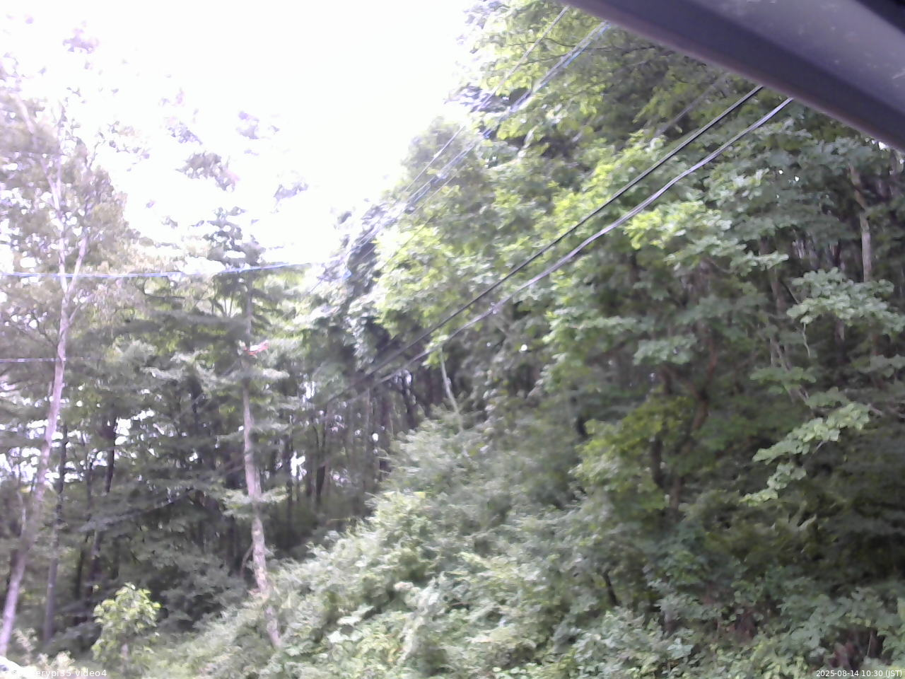 長野県菅平高原 ゆたか山荘 東側上空 2025/08/14 10:30