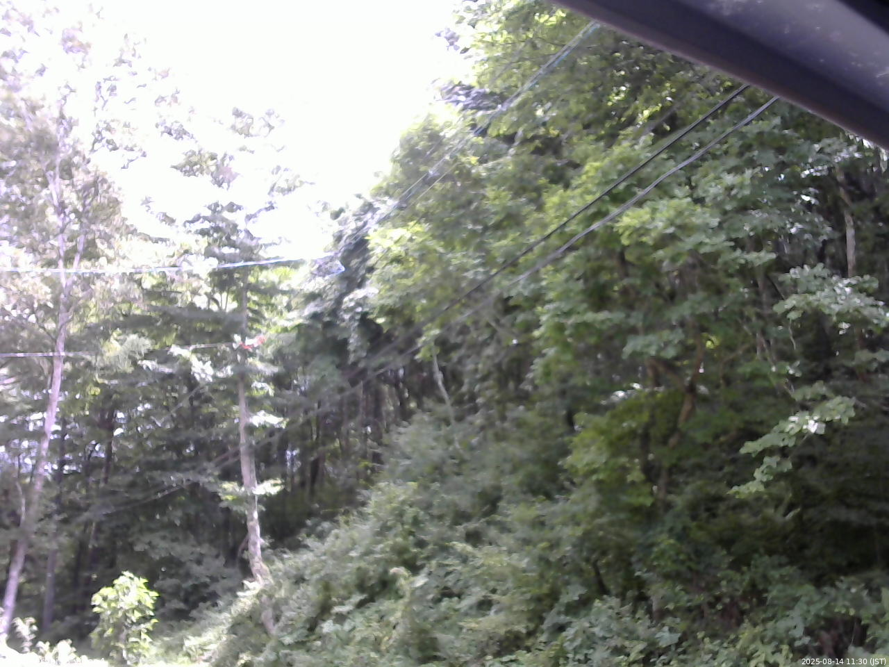 長野県菅平高原 ゆたか山荘 東側上空 2025/08/14 11:30