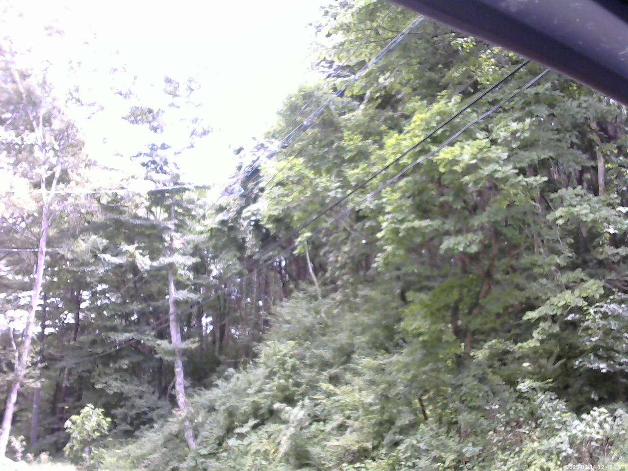 長野県菅平高原 ゆたか山荘 東側上空 2025/08/14 12:45