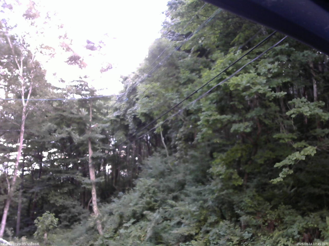 長野県菅平高原 ゆたか山荘 東側上空 2025/08/14 17:45
