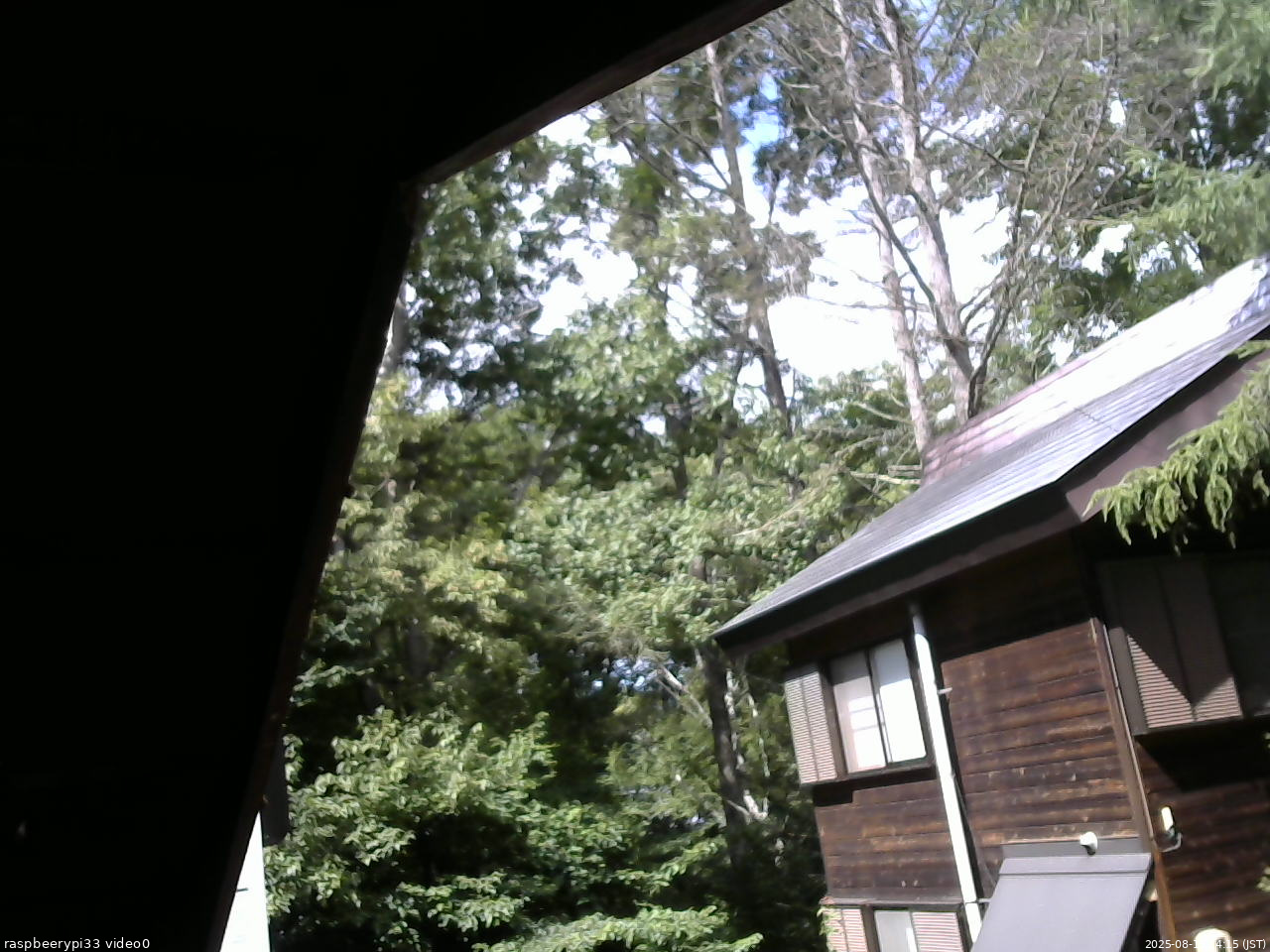 長野県菅平高原 ゆたか山荘 北側 2025/08/15 14:15