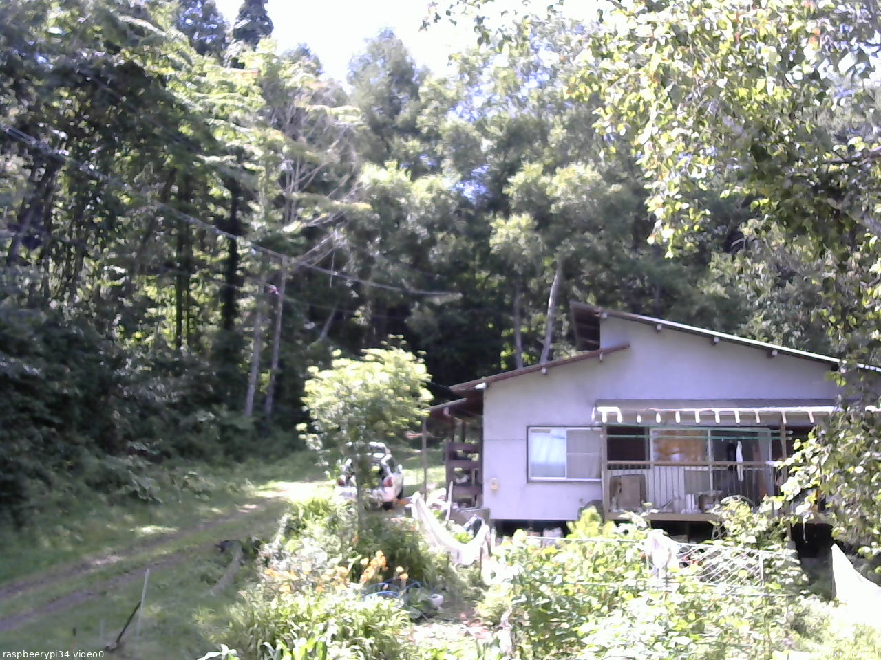 長野県菅平高原 ゆたか山荘 西側(坂上) 2025/08/15 13:00