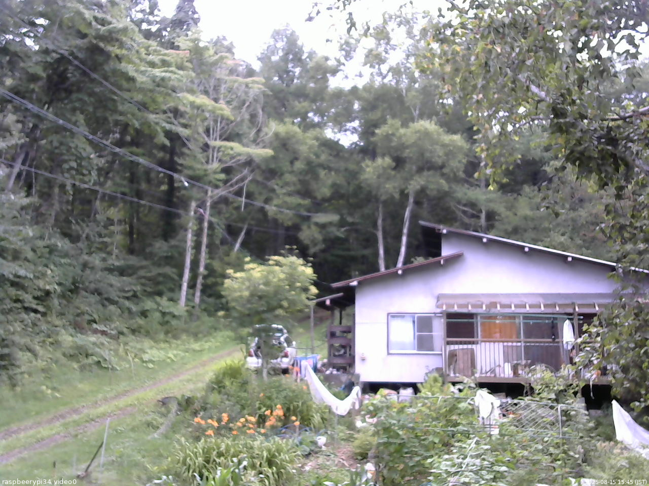 長野県菅平高原 ゆたか山荘 西側(坂上) 2025/08/15 15:45