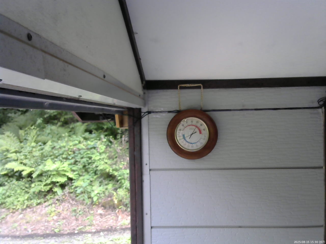 長野県菅平高原 ゆたか山荘 温度計 2025/08/15 15:30