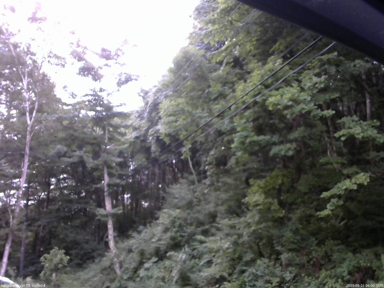 長野県菅平高原 ゆたか山荘 東側上空 2025/08/15 06:00