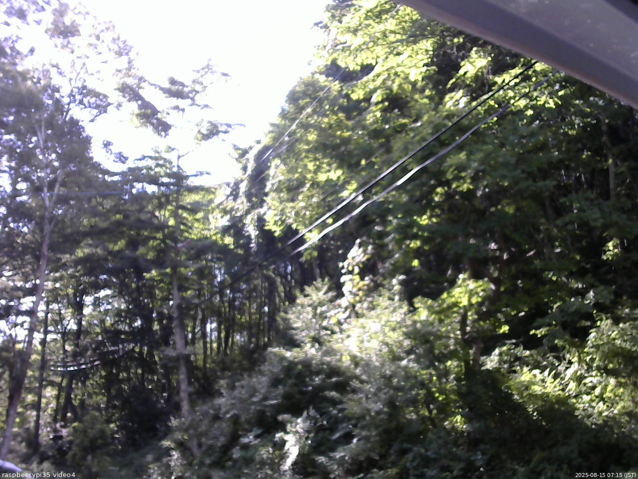 長野県菅平高原 ゆたか山荘 東側上空 2025/08/15 07:15