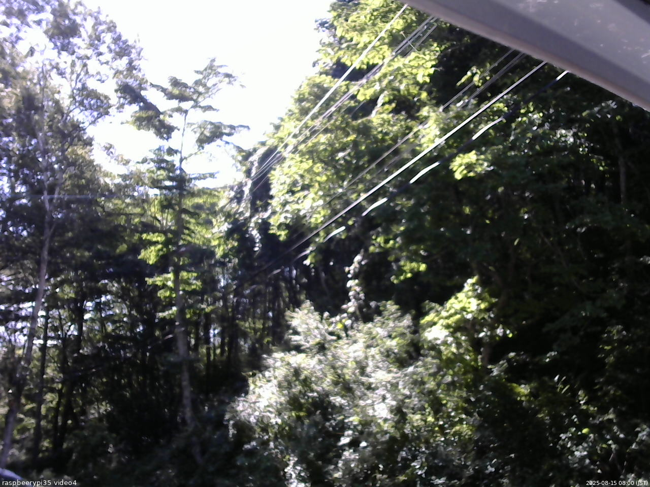 長野県菅平高原 ゆたか山荘 東側上空 2025/08/15 08:00