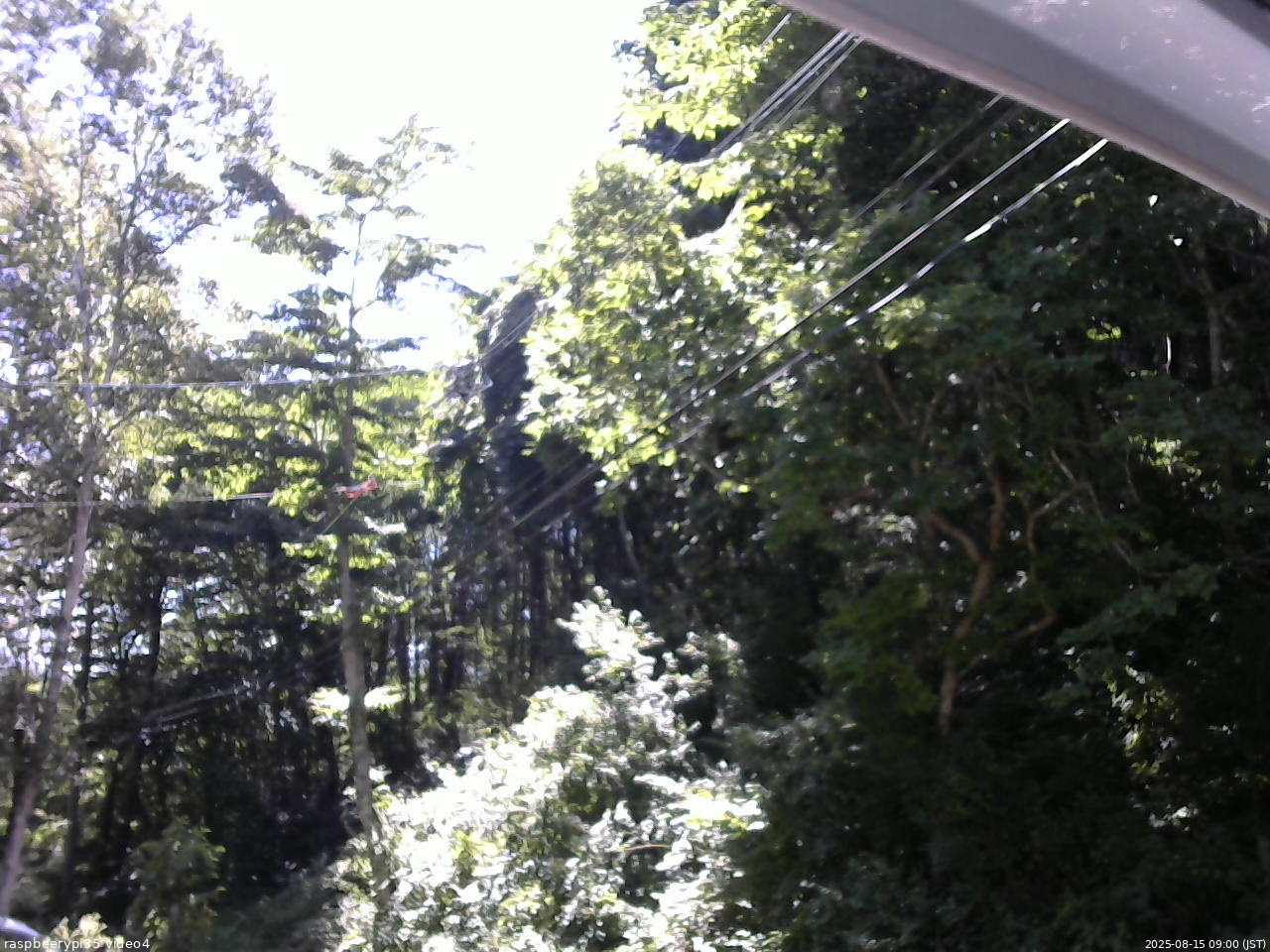 長野県菅平高原 ゆたか山荘 東側上空 2025/08/15 09:00
