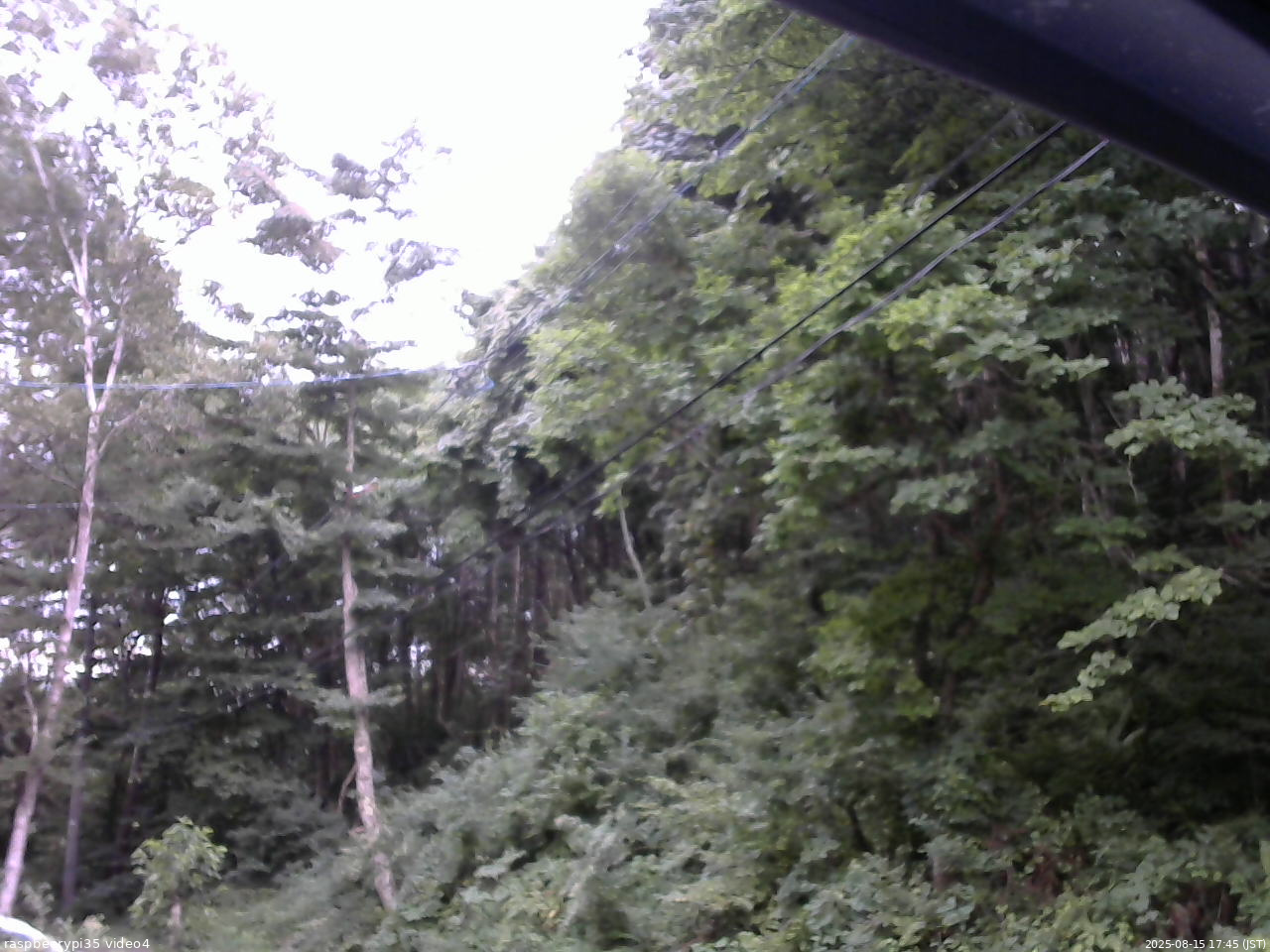 長野県菅平高原 ゆたか山荘 東側上空 2025/08/15 17:45