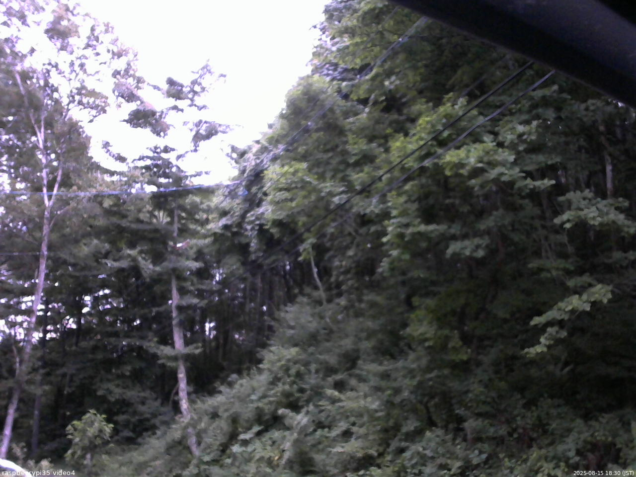 長野県菅平高原 ゆたか山荘 東側上空 2025/08/15 18:30