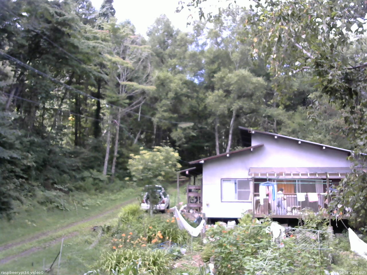 長野県菅平高原 ゆたか山荘 西側(坂上) 2025/08/16 10:30