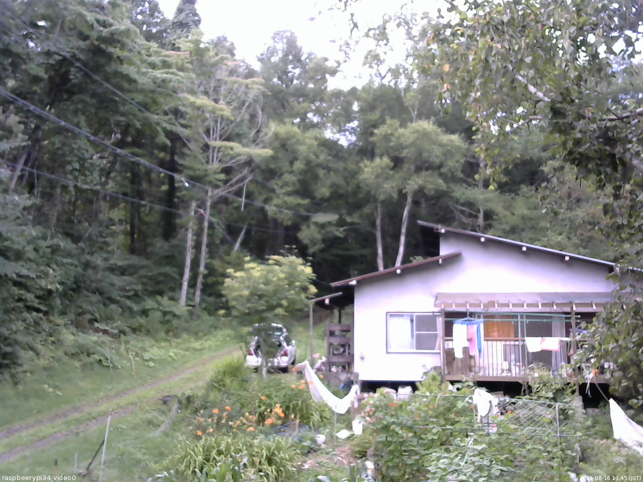 長野県菅平高原 ゆたか山荘 西側(坂上) 2025/08/16 13:45