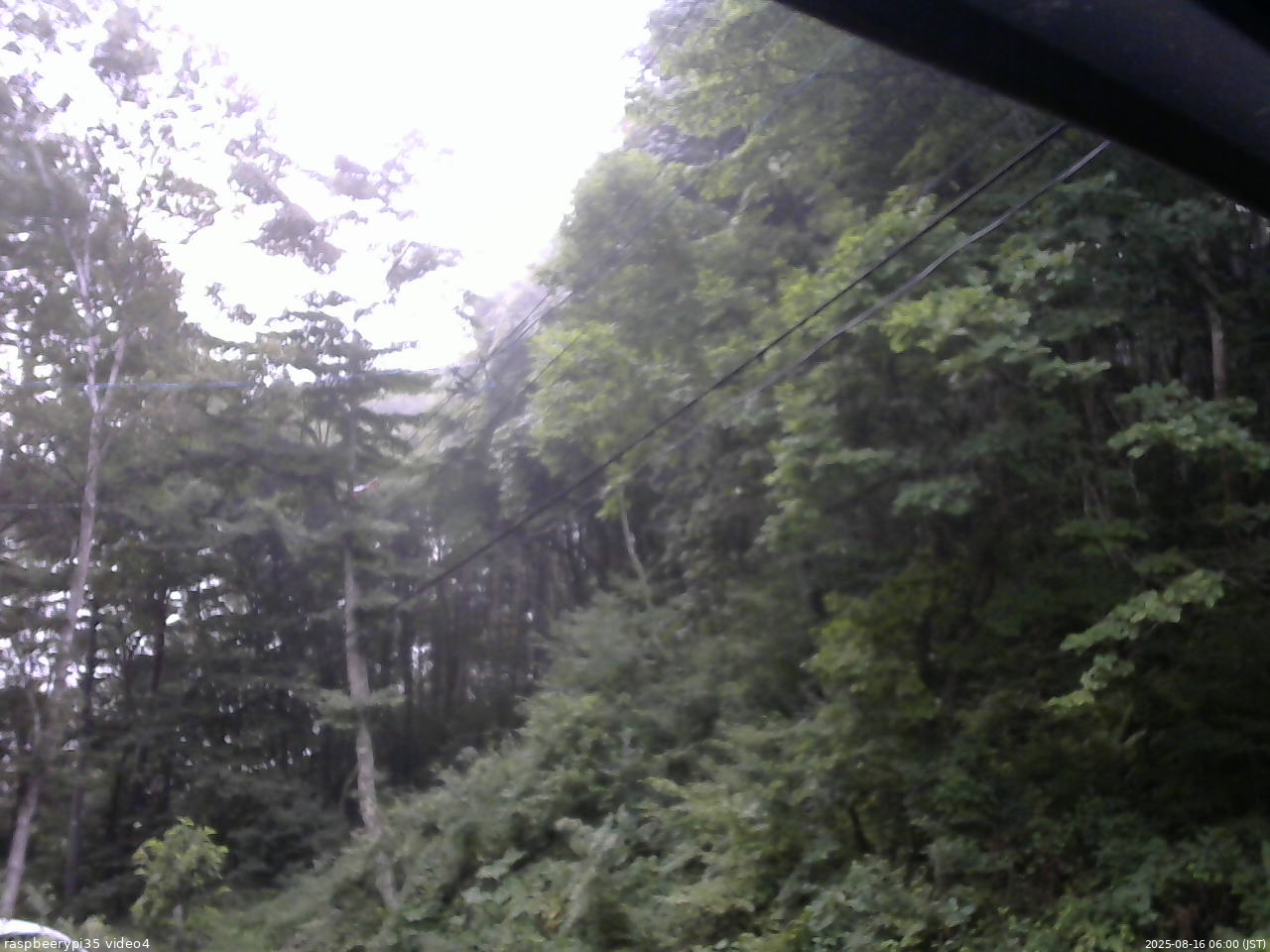 長野県菅平高原 ゆたか山荘 東側上空 2025/08/16 06:00