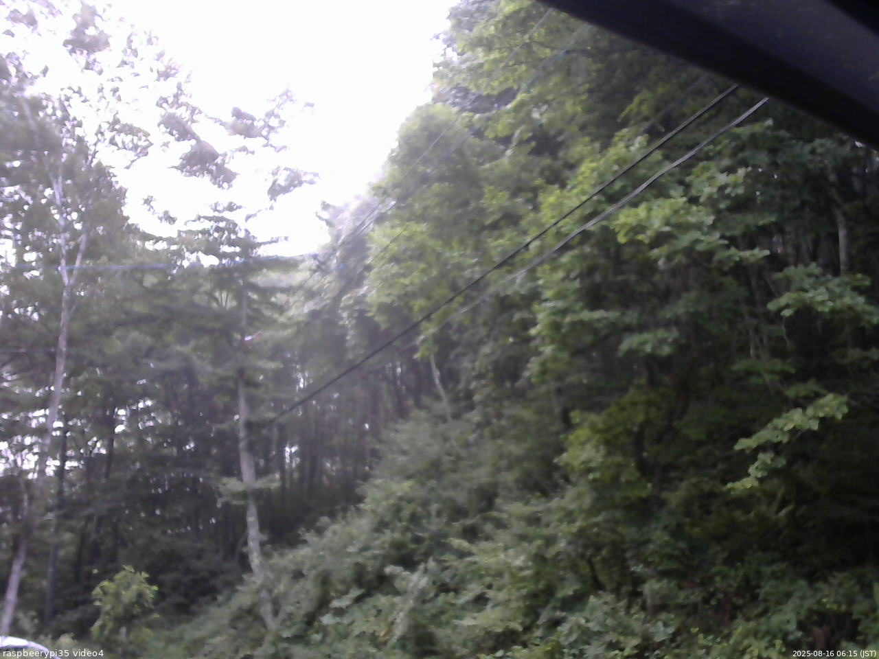 長野県菅平高原 ゆたか山荘 東側上空 2025/08/16 06:15
