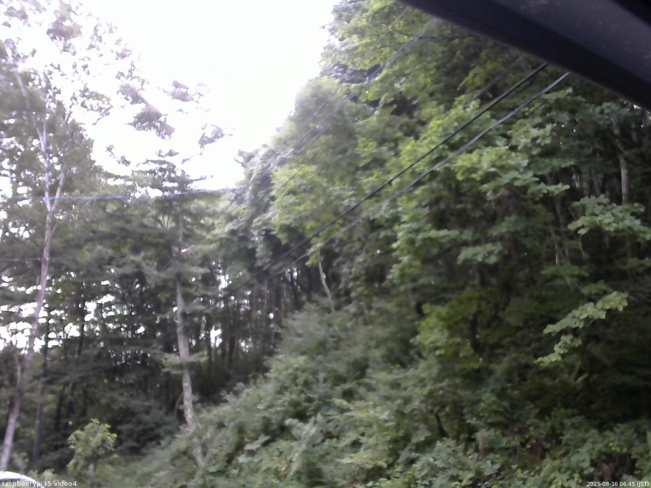 長野県菅平高原 ゆたか山荘 東側上空 2025/08/16 06:45