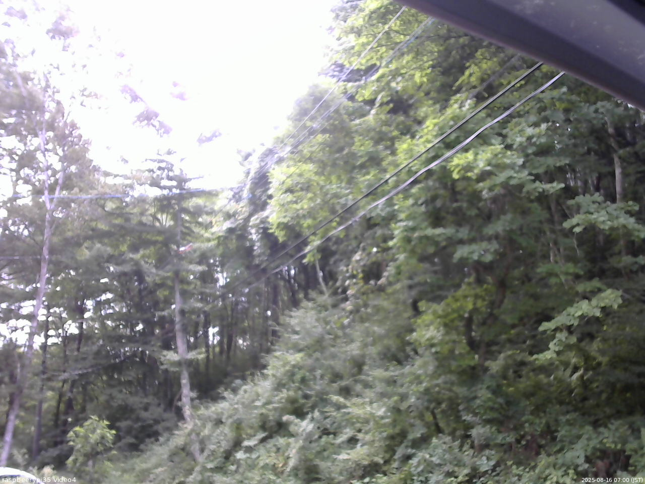 長野県菅平高原 ゆたか山荘 東側上空 2025/08/16 07:00