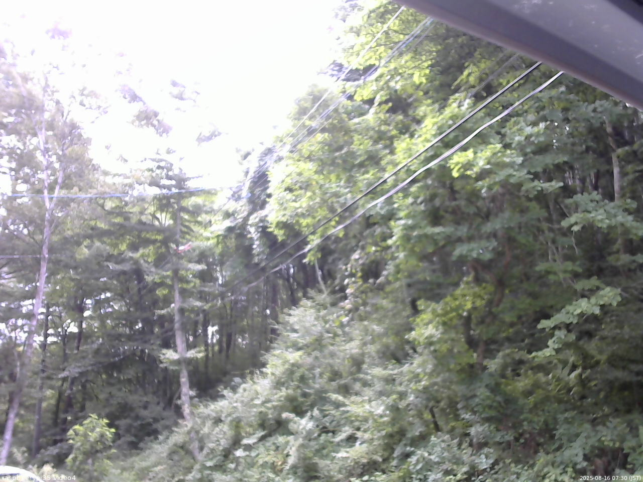 長野県菅平高原 ゆたか山荘 東側上空 2025/08/16 07:30