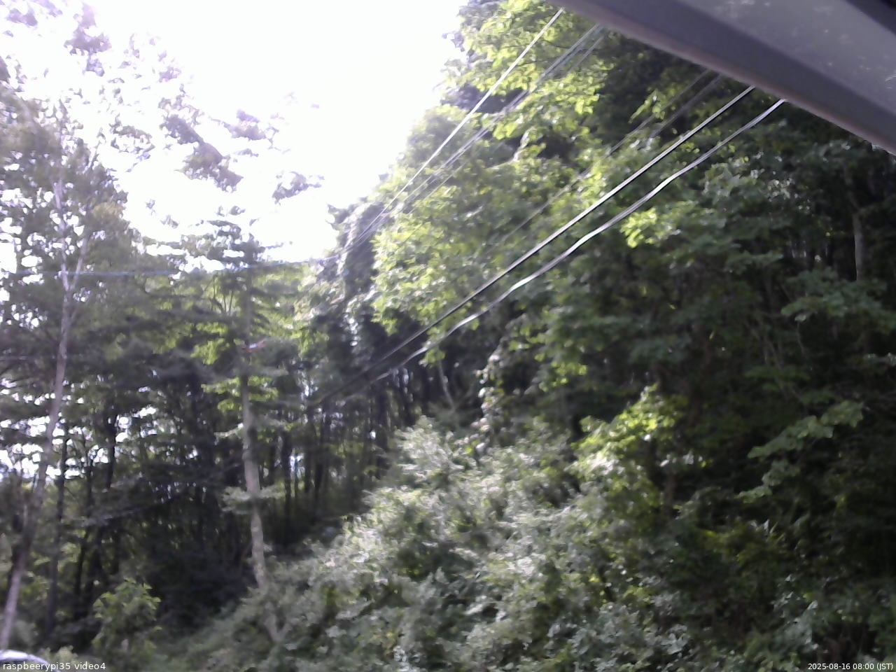 長野県菅平高原 ゆたか山荘 東側上空 2025/08/16 08:00