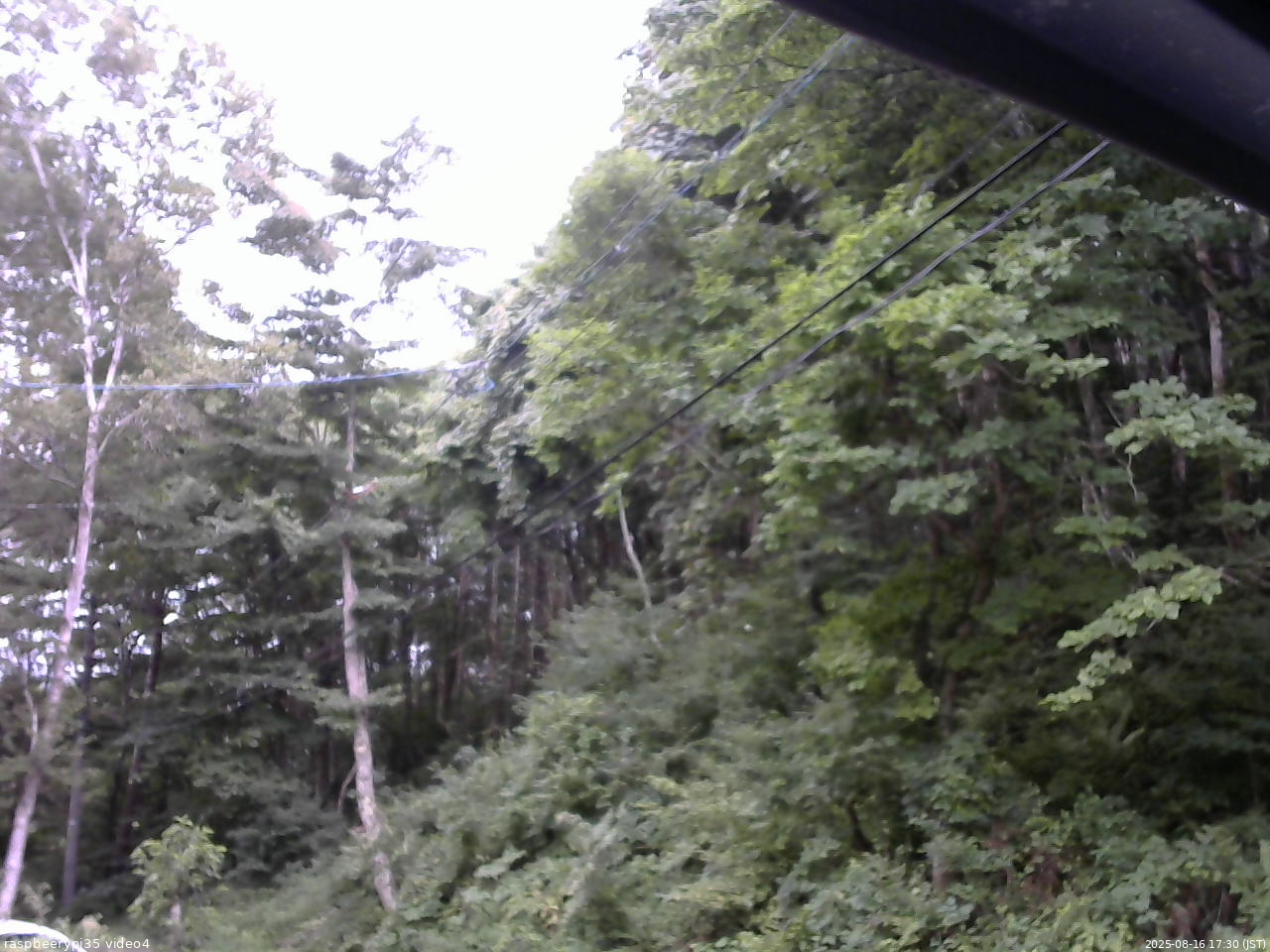 長野県菅平高原 ゆたか山荘 東側上空 2025/08/16 17:30