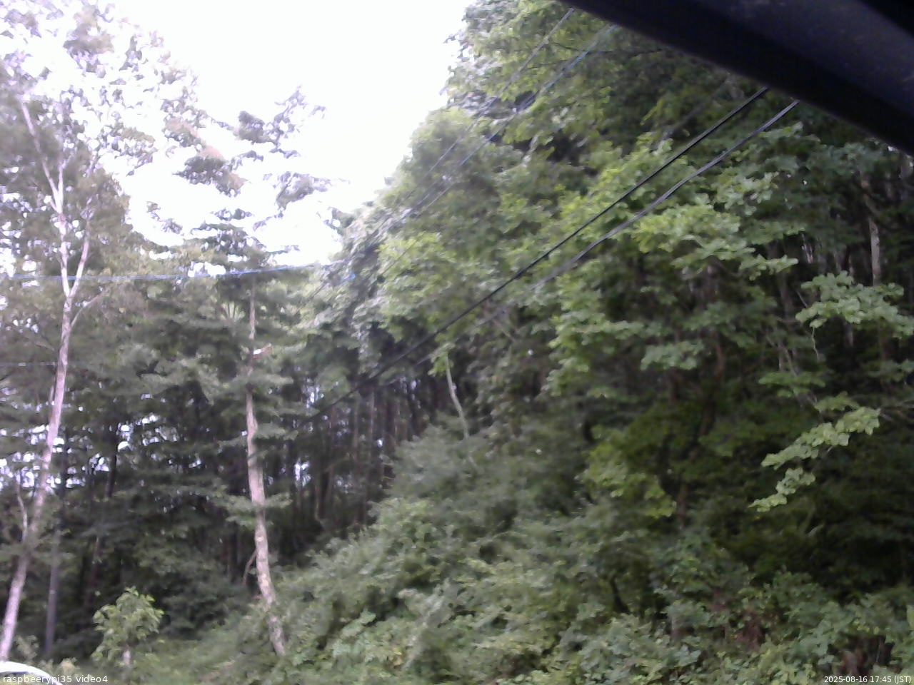 長野県菅平高原 ゆたか山荘 東側上空 2025/08/16 17:45