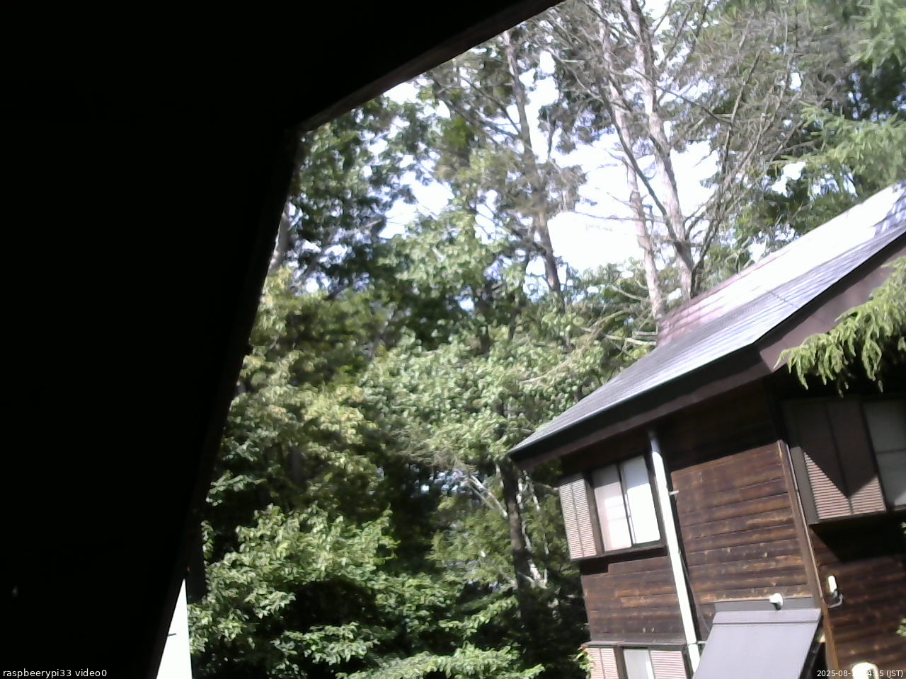 長野県菅平高原 ゆたか山荘 北側 2025/08/17 14:15