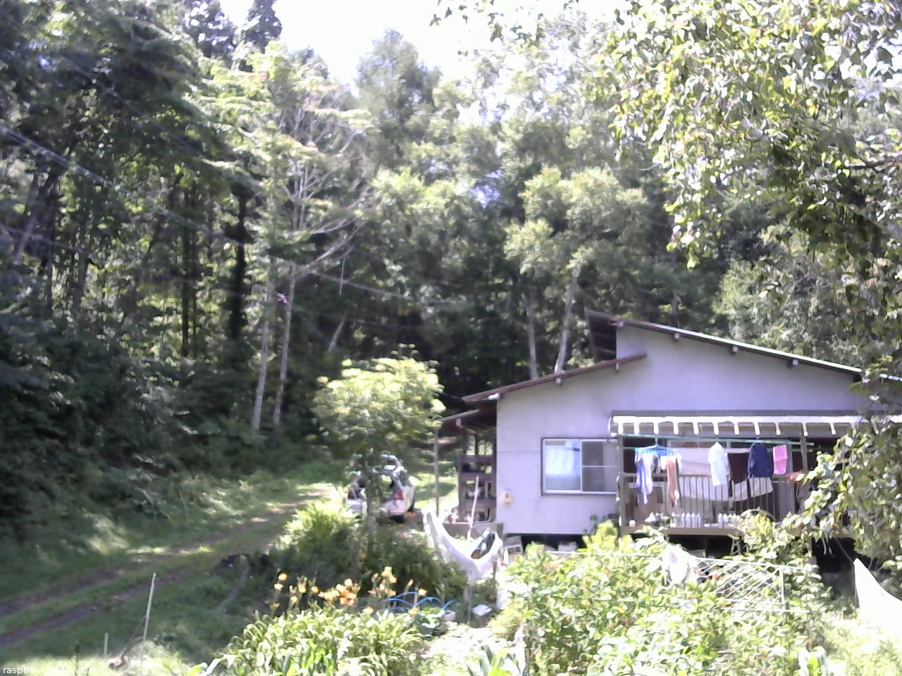 長野県菅平高原 ゆたか山荘 西側(坂上) 2025/08/18 12:15