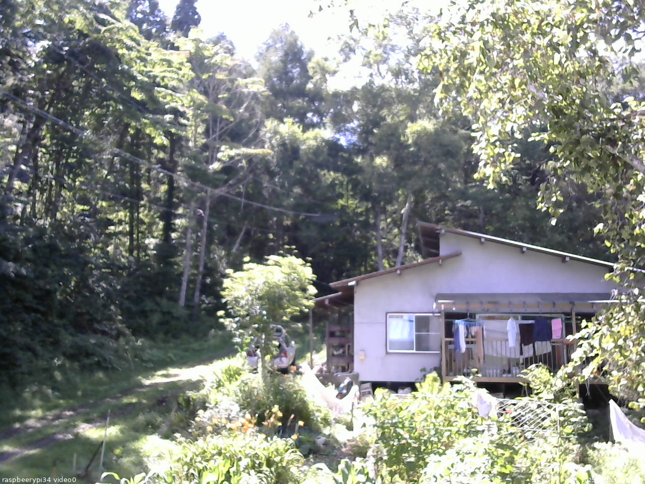 長野県菅平高原 ゆたか山荘 西側(坂上) 2025/08/18 13:45