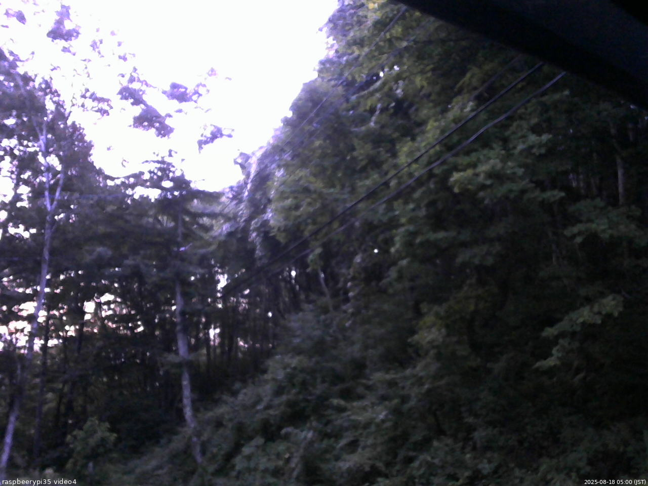 長野県菅平高原 ゆたか山荘 東側上空 2025/08/18 05:00