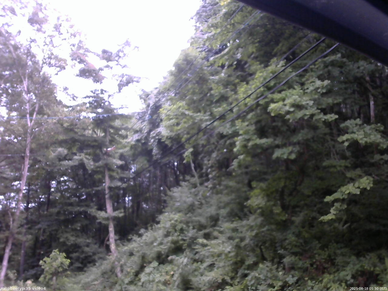 長野県菅平高原 ゆたか山荘 東側上空 2025/08/18 05:30