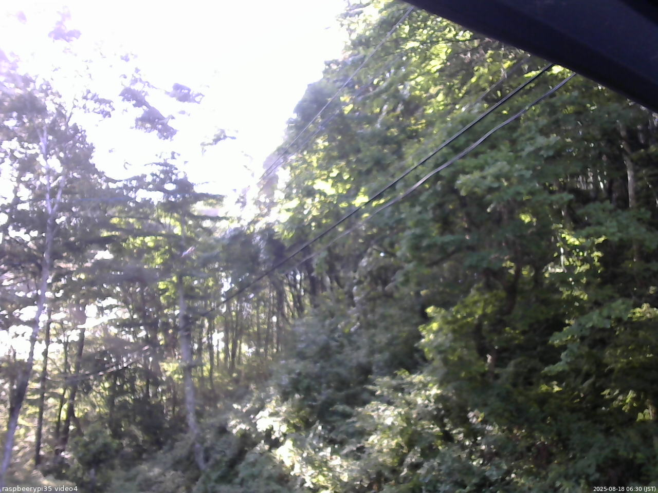 長野県菅平高原 ゆたか山荘 東側上空 2025/08/18 06:30