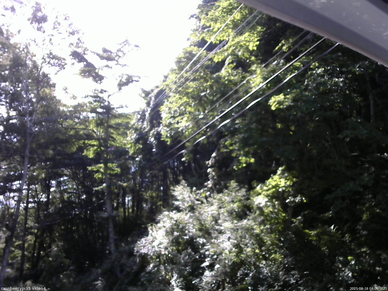 長野県菅平高原 ゆたか山荘 東側上空 2025/08/18 08:00