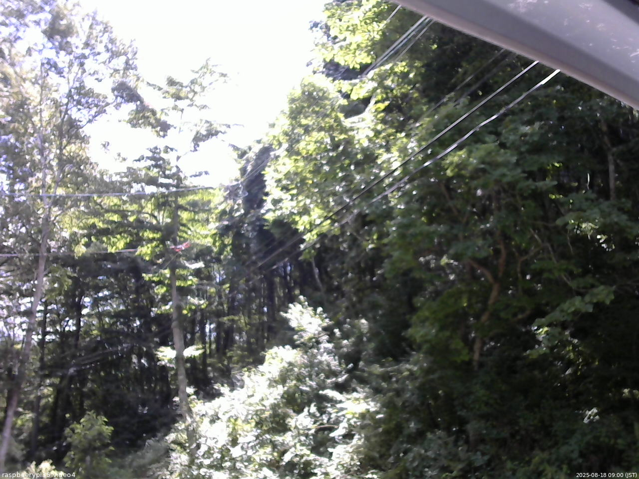 長野県菅平高原 ゆたか山荘 東側上空 2025/08/18 09:00
