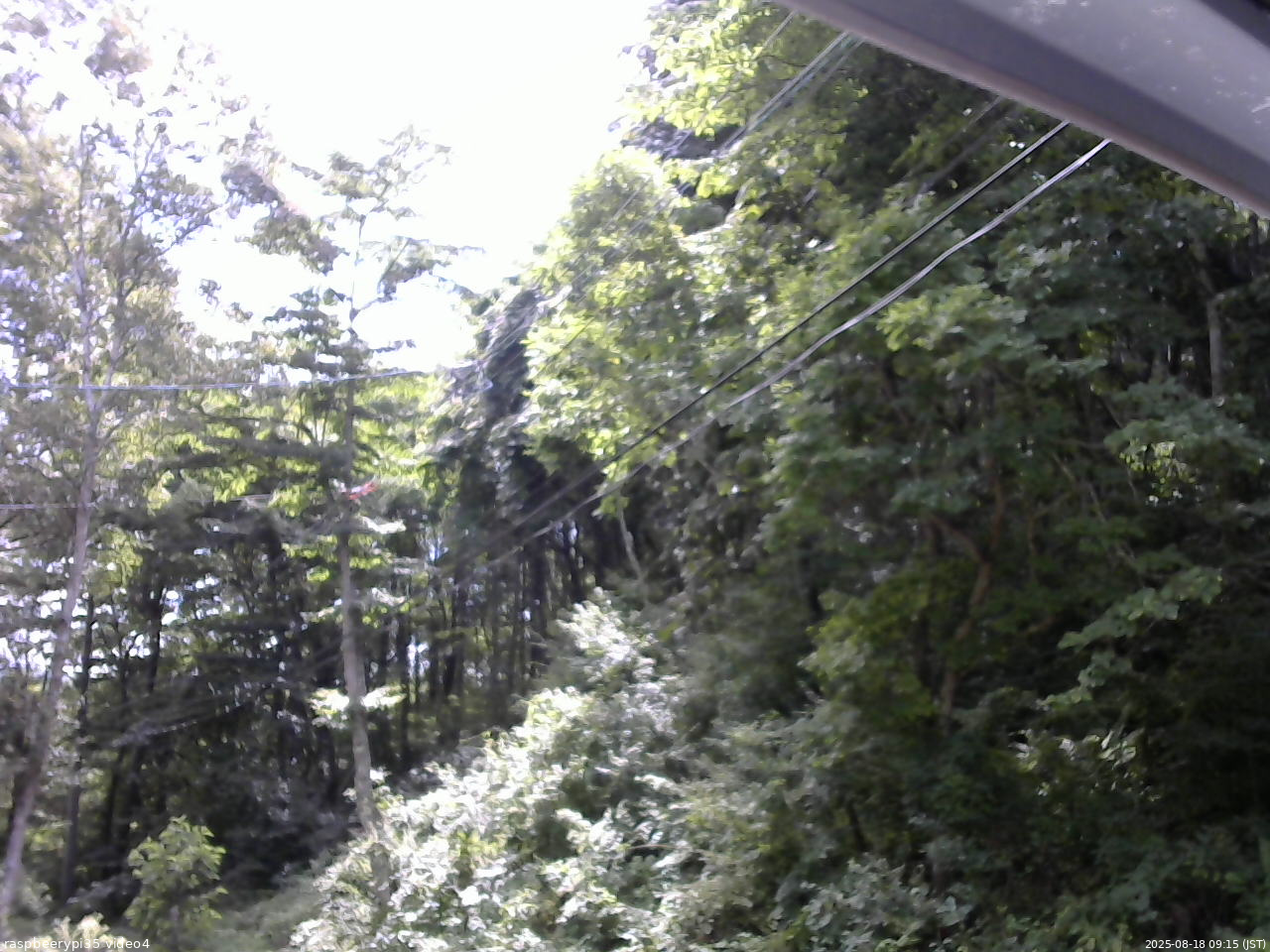 長野県菅平高原 ゆたか山荘 東側上空 2025/08/18 09:15