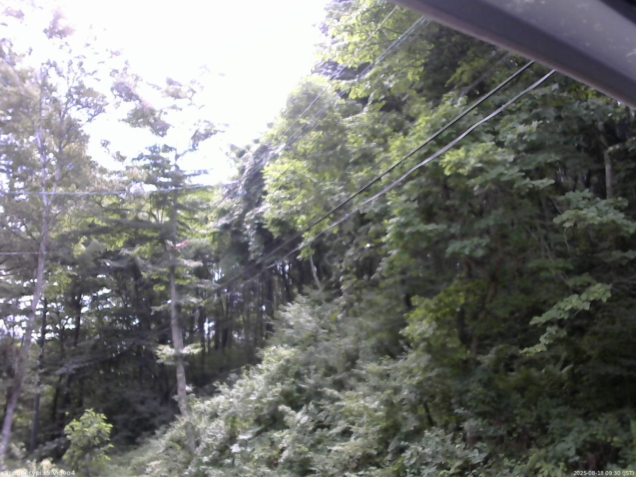 長野県菅平高原 ゆたか山荘 東側上空 2025/08/18 09:30
