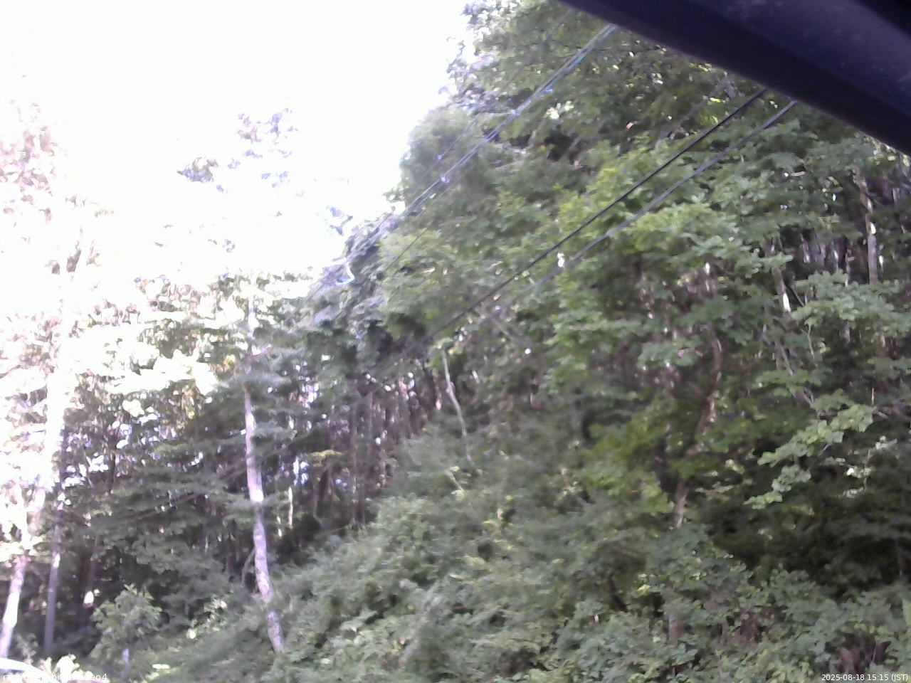 長野県菅平高原 ゆたか山荘 東側上空 2025/08/18 15:15