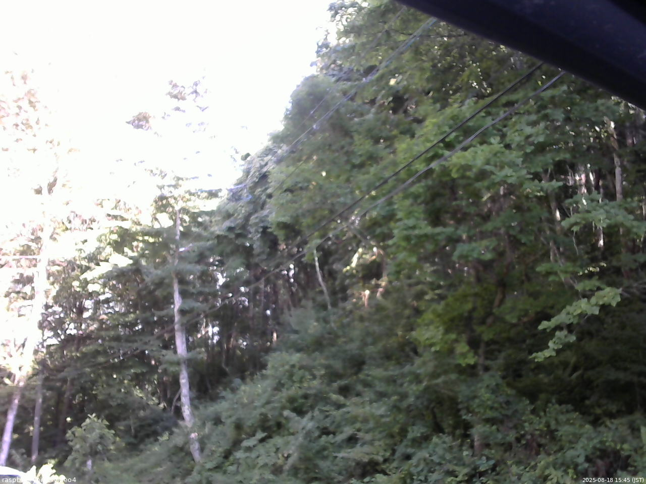 長野県菅平高原 ゆたか山荘 東側上空 2025/08/18 15:45